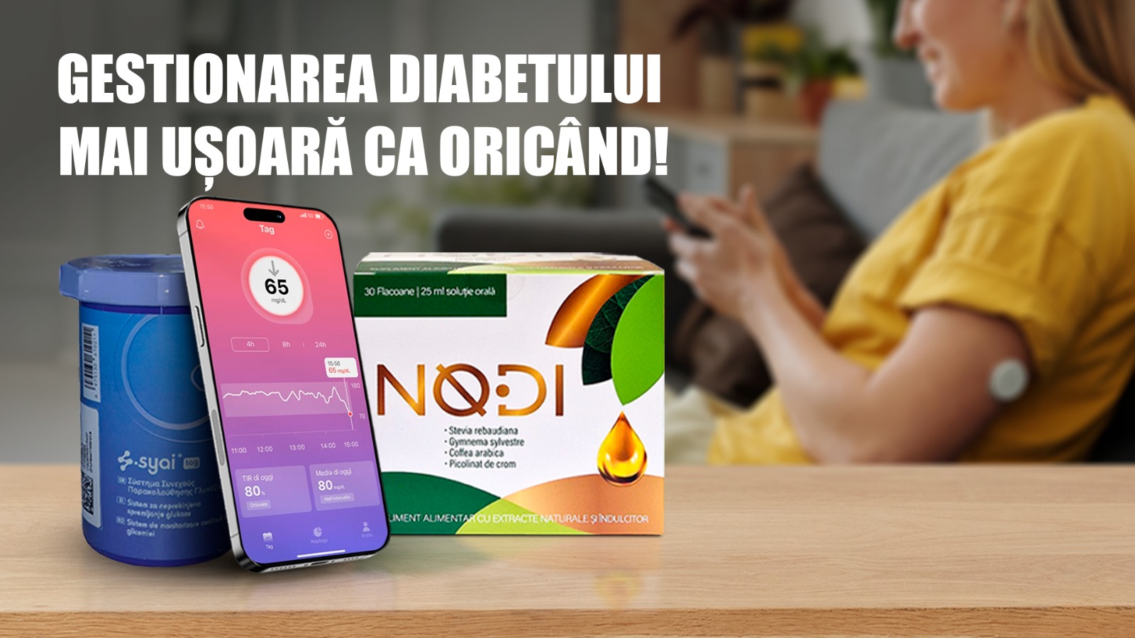 Gestionarea diabetului cu Syai Tag și Nodi - o rutină simplă și fără stres